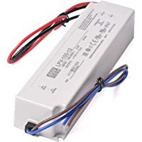 Los mejores  - KingLed – MeanWell Fuente de alimentación Mean Well AC-DC LPV-100-12 100W DC 12V Resistente Al Agua IP67 Transformador…
